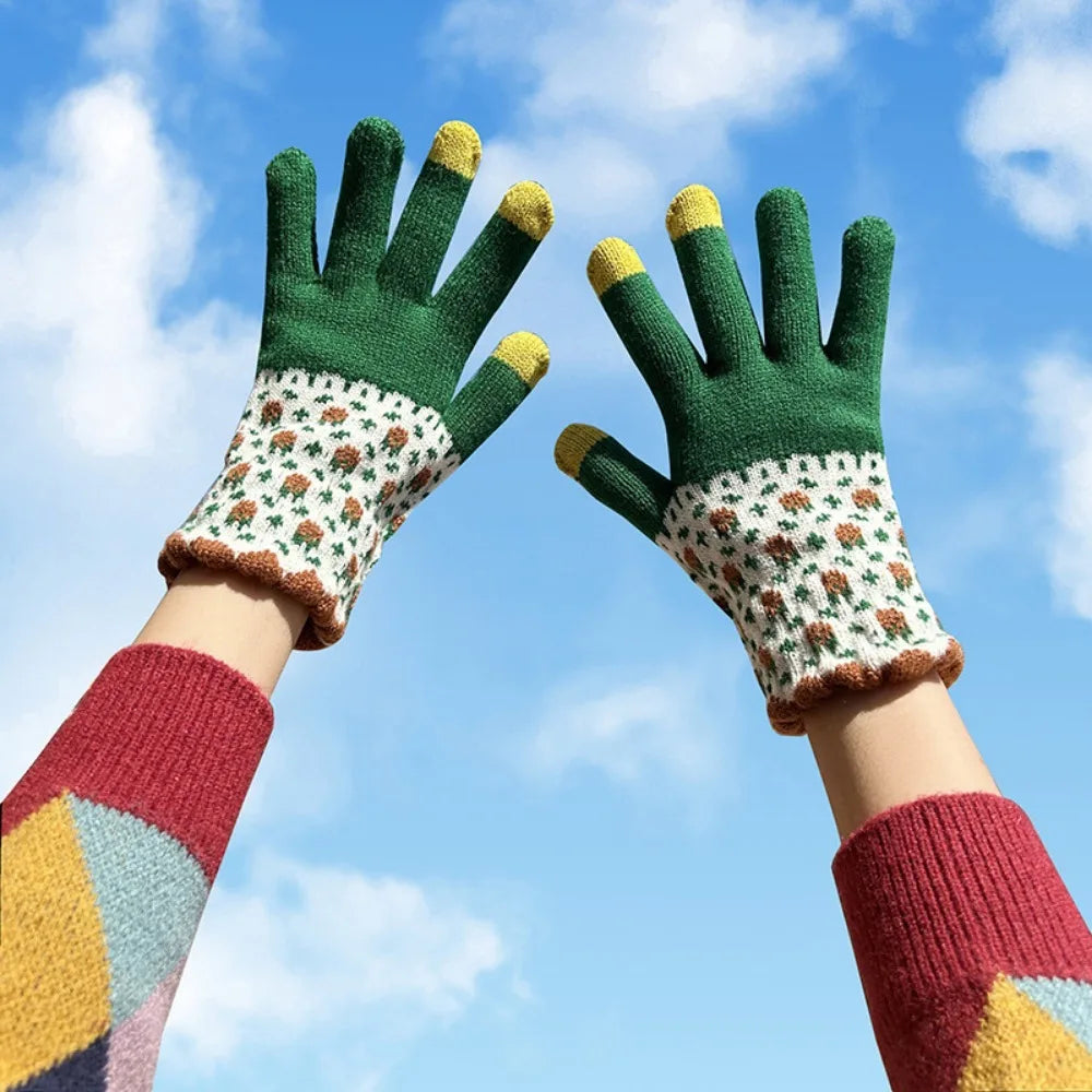 Winter warm gloves