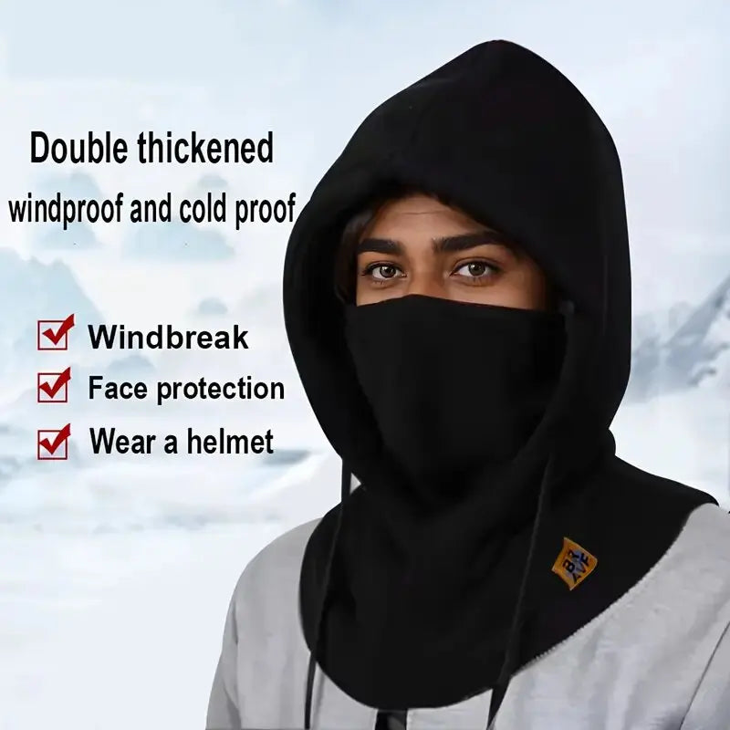 Winter Warm Hat with Mask and Neck Warmer 3-in-1