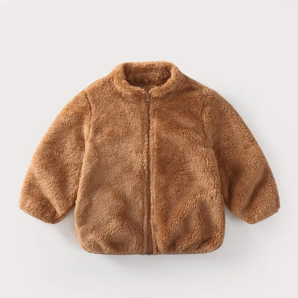 Warm Children Plush Coat