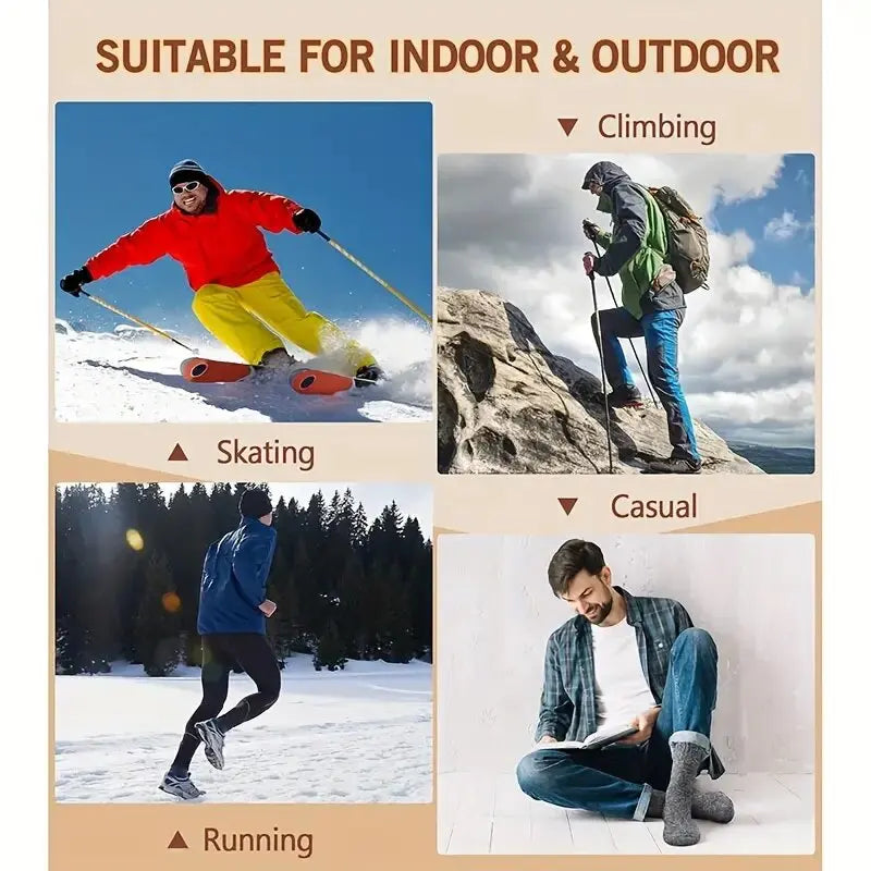 3 Pairs Winter Warm Thick Towel