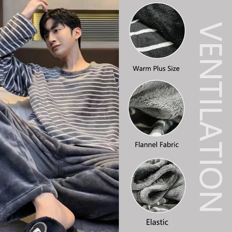 Warm men pajamas