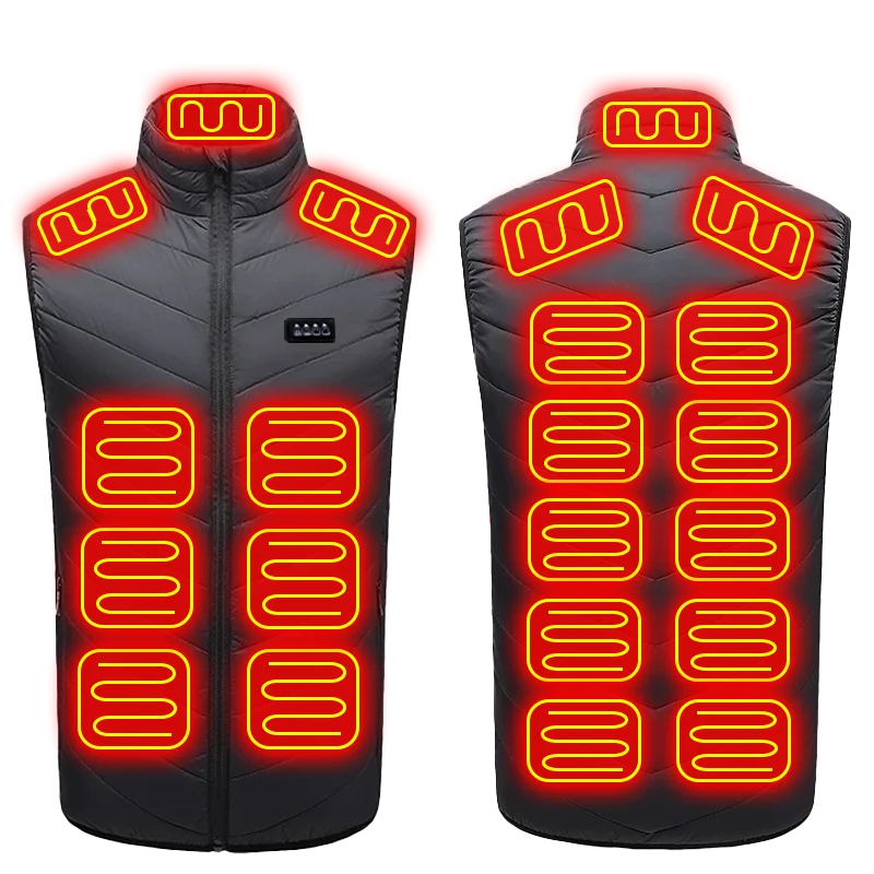 21 Heated Vest Zones Electric Heated Jackets