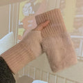 Soft Winter Half Finger Gloves