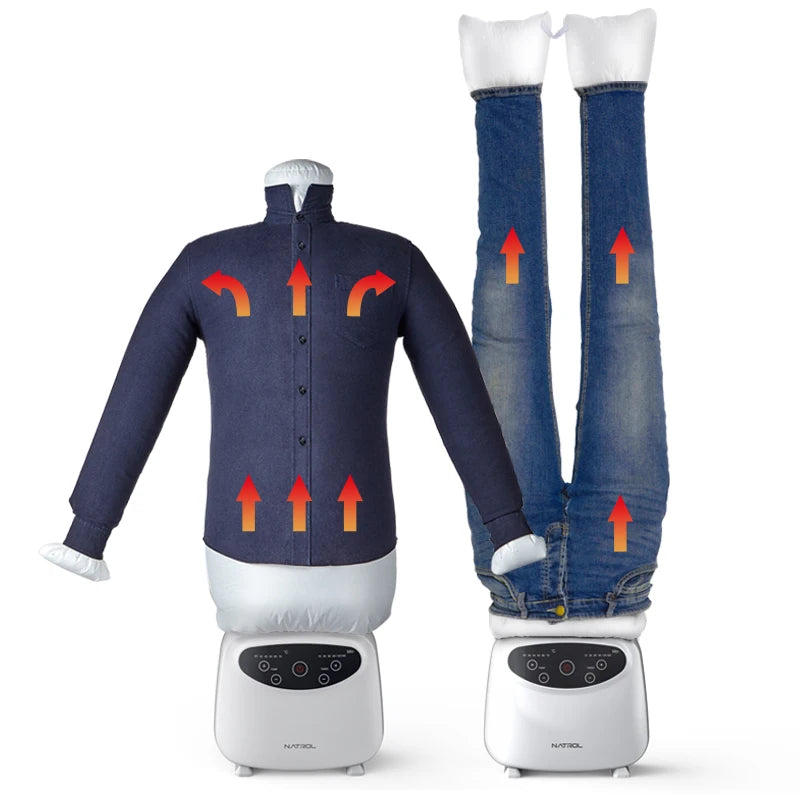 Automatic clothes iron and dryer