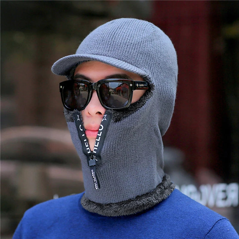 New Men Winter Warm Wool Hat