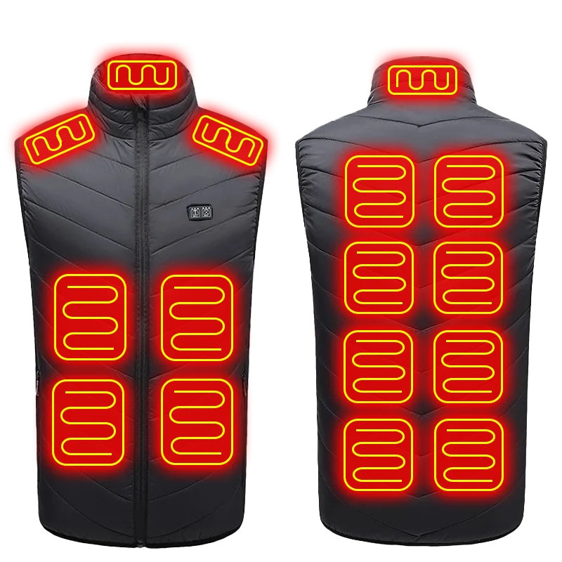 21 Heated Vest Zones Electric Heated Jackets