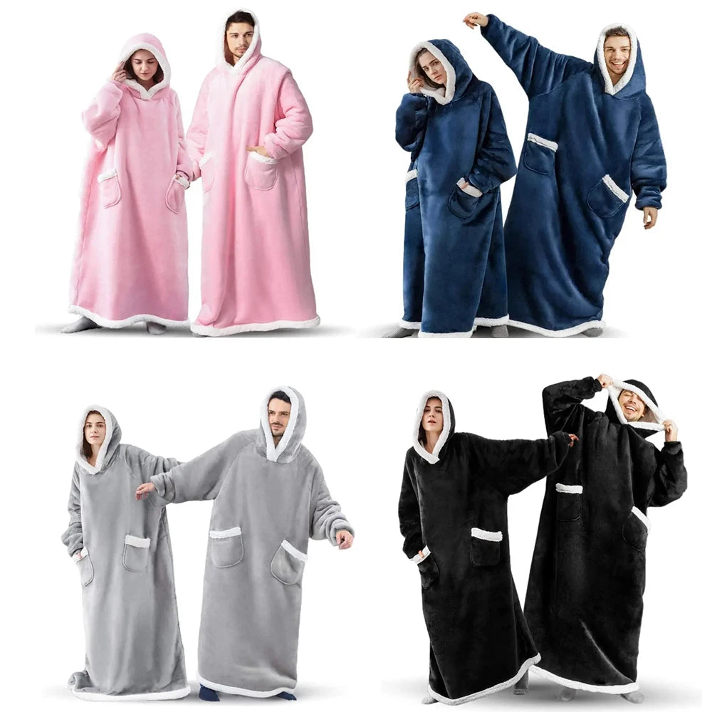 Super Long Flannel Blanket Pyjamas