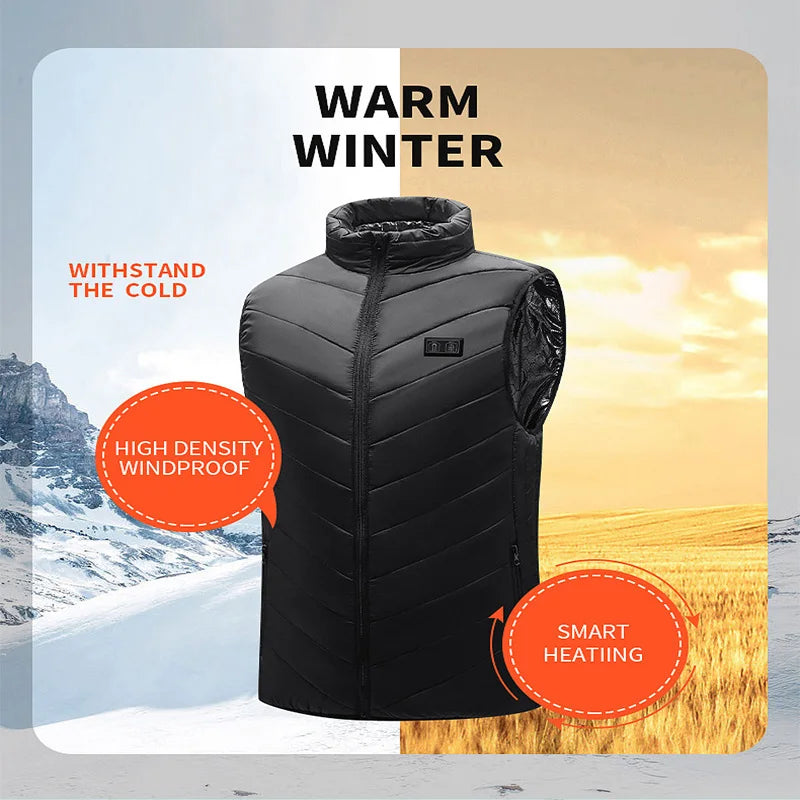21 Heated Vest Zones Electric Heated Jackets