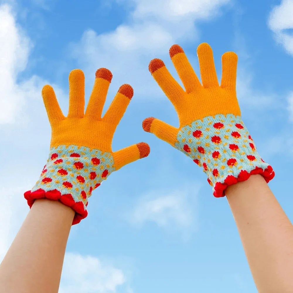 Winter warm gloves