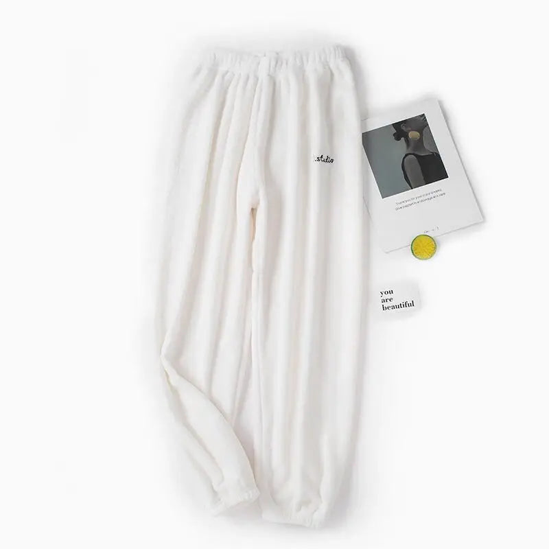 Winter Women Solid Warm 1/2 Piece set