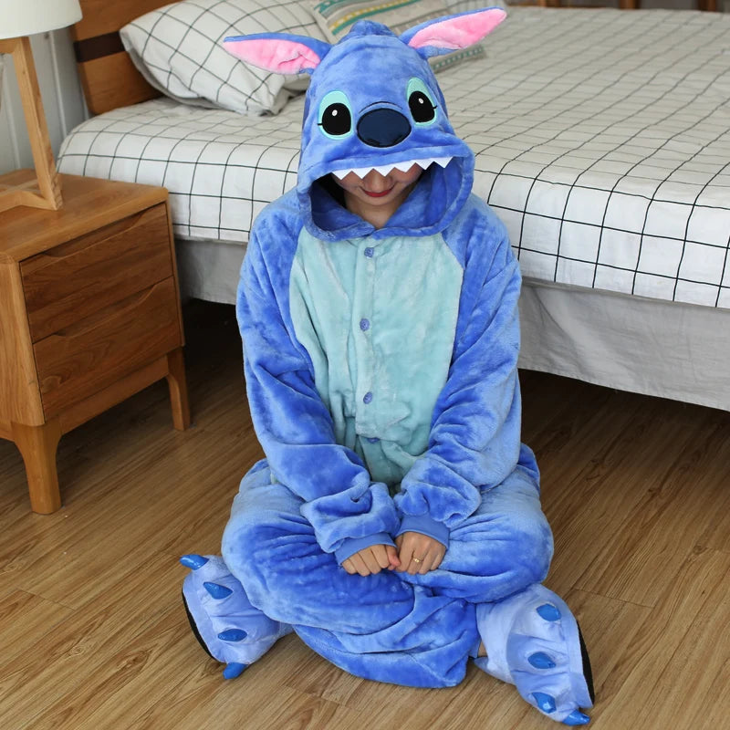 Kigurumi Stitch Onesies Cartoon Pajamas