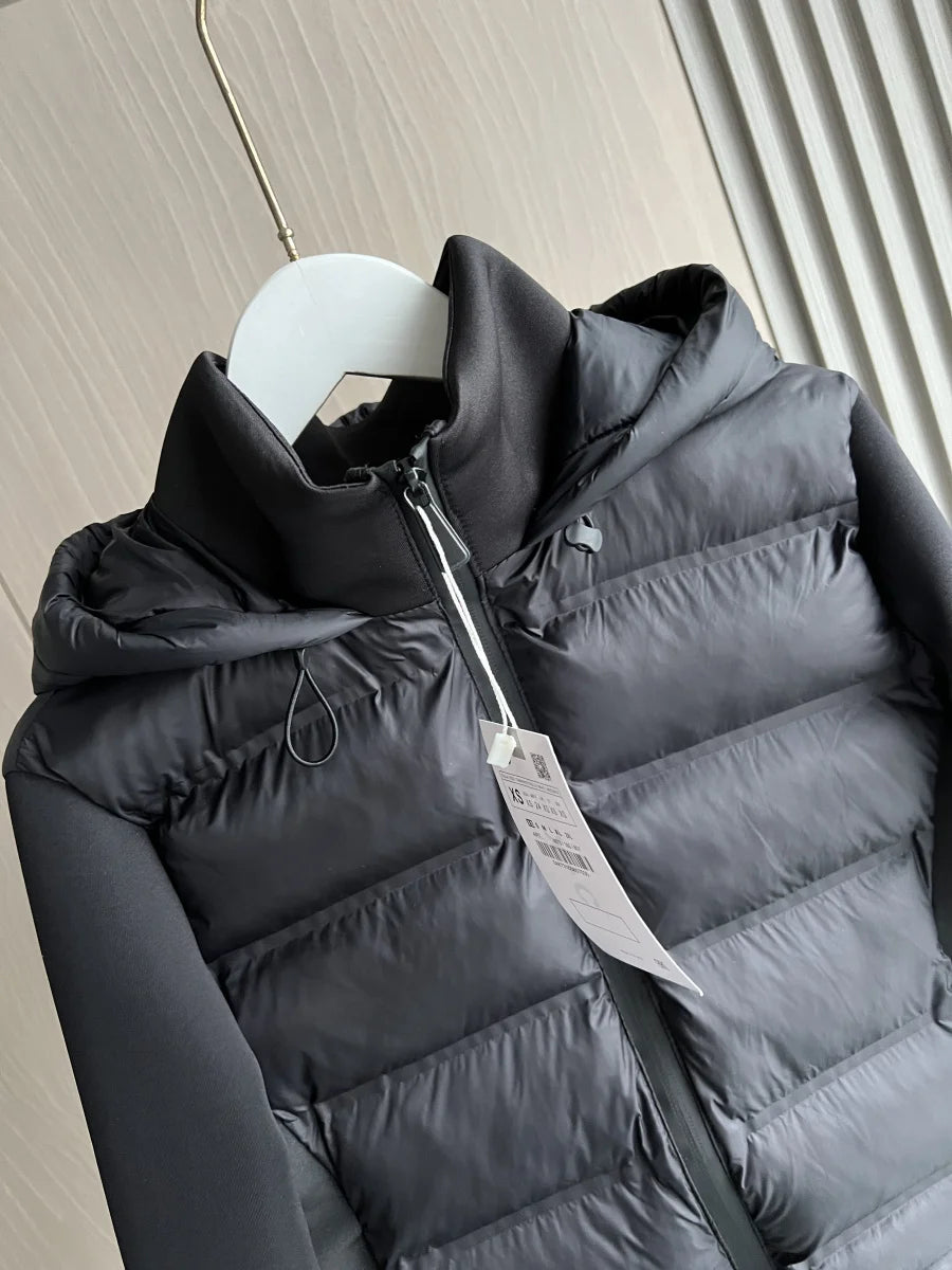 Think warm winter jacket