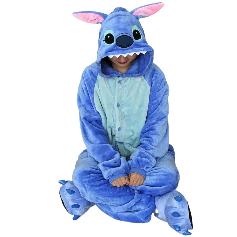 Kigurumi Stitch Onesies Cartoon Pajamas