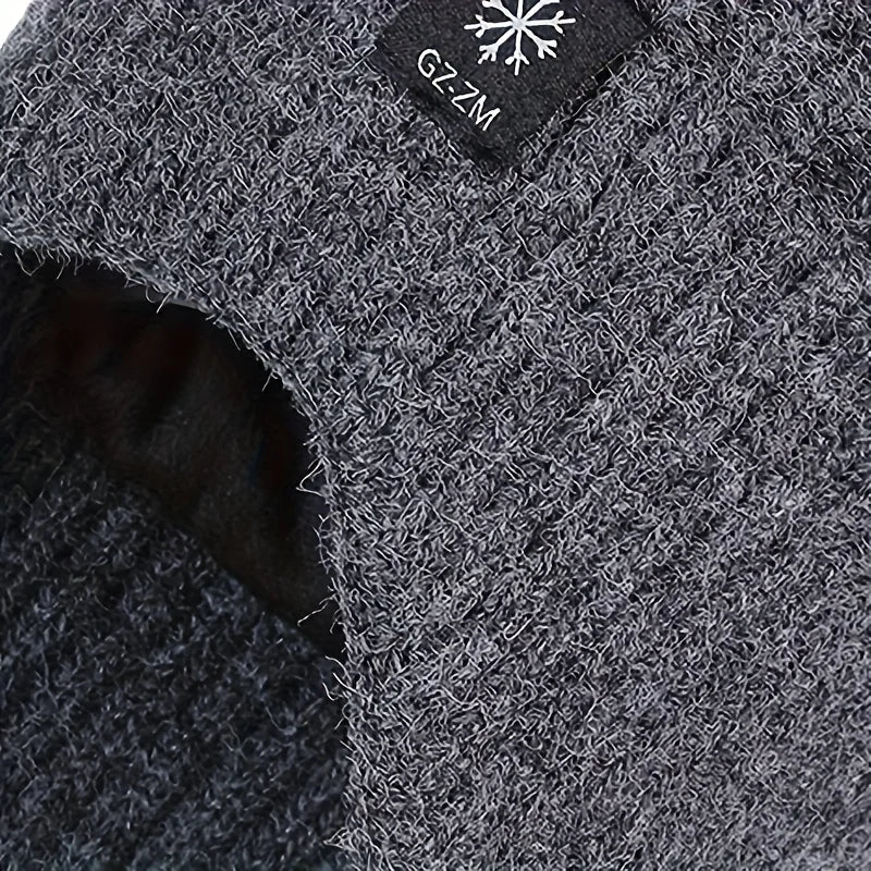 Winter warm woolen beanie