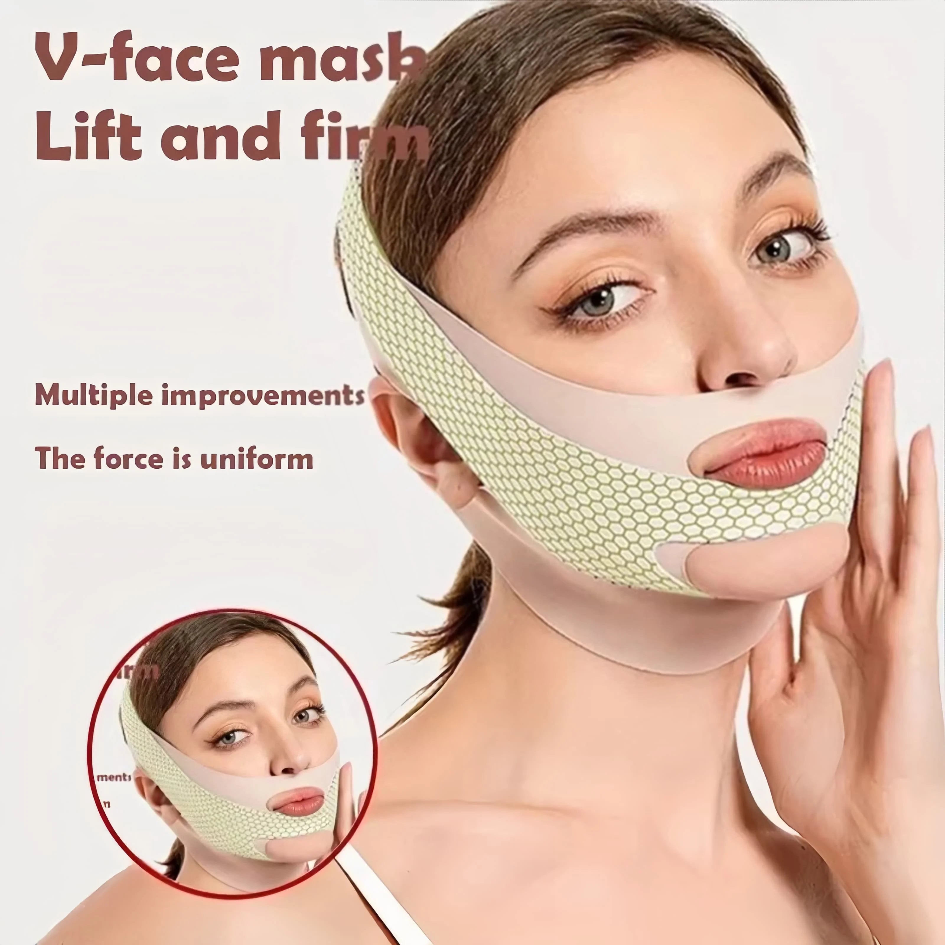 Sleep V-Shape Face Slimming Band – Reduce Double Chin & Lift Facial Skin
