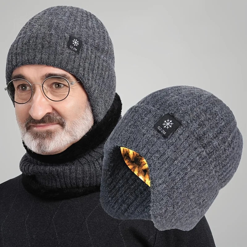 Winter warm woolen beanie