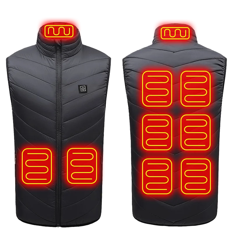 21 Heated Vest Zones Electric Heated Jackets