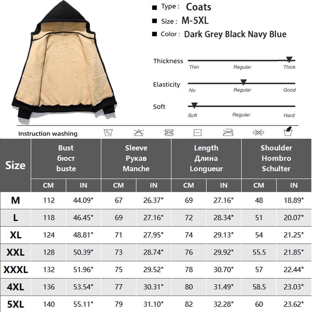 Winter Lambswool Coats Thicken Warm Jackets