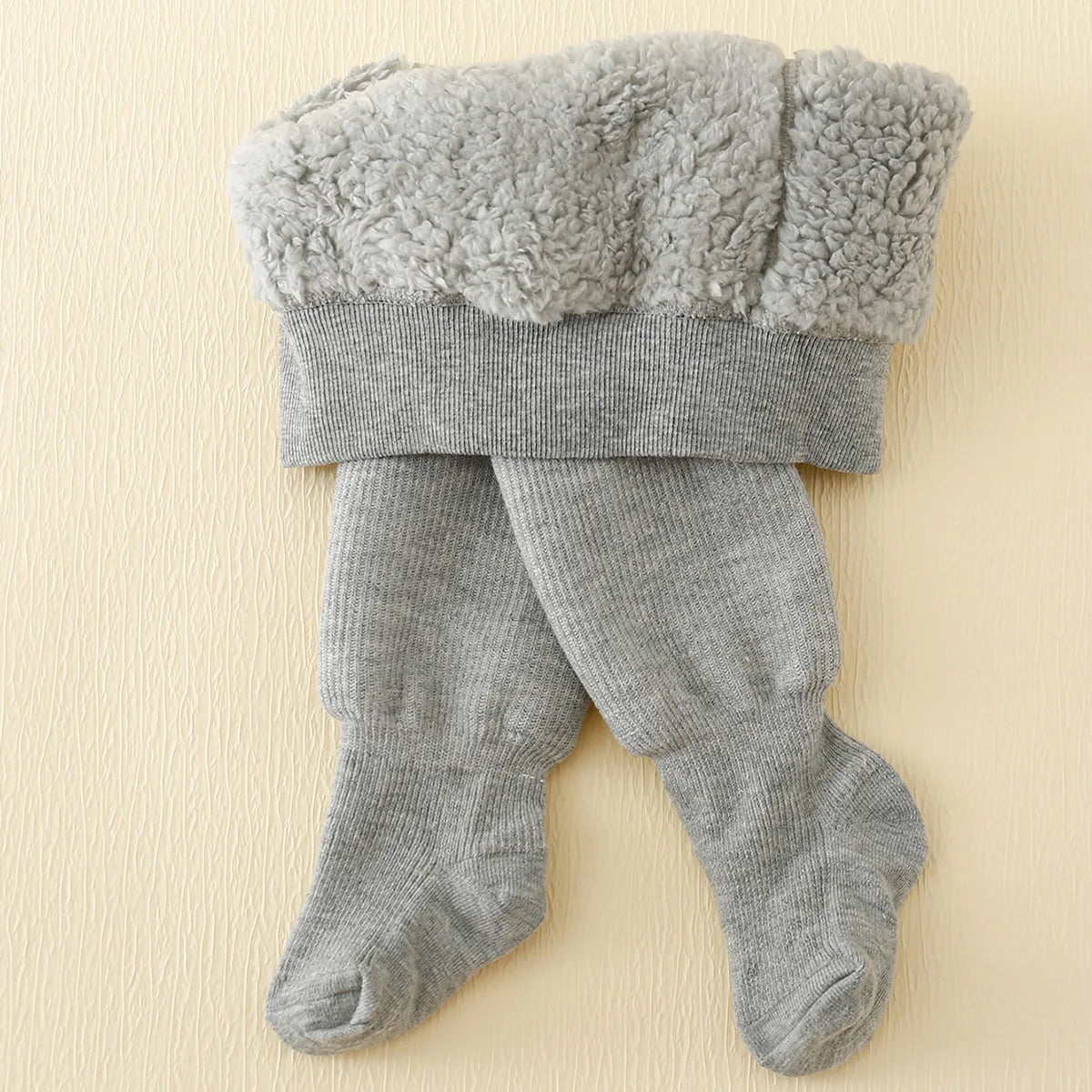 winter Infant baby thick Polar Fleece Lining stripes leggings