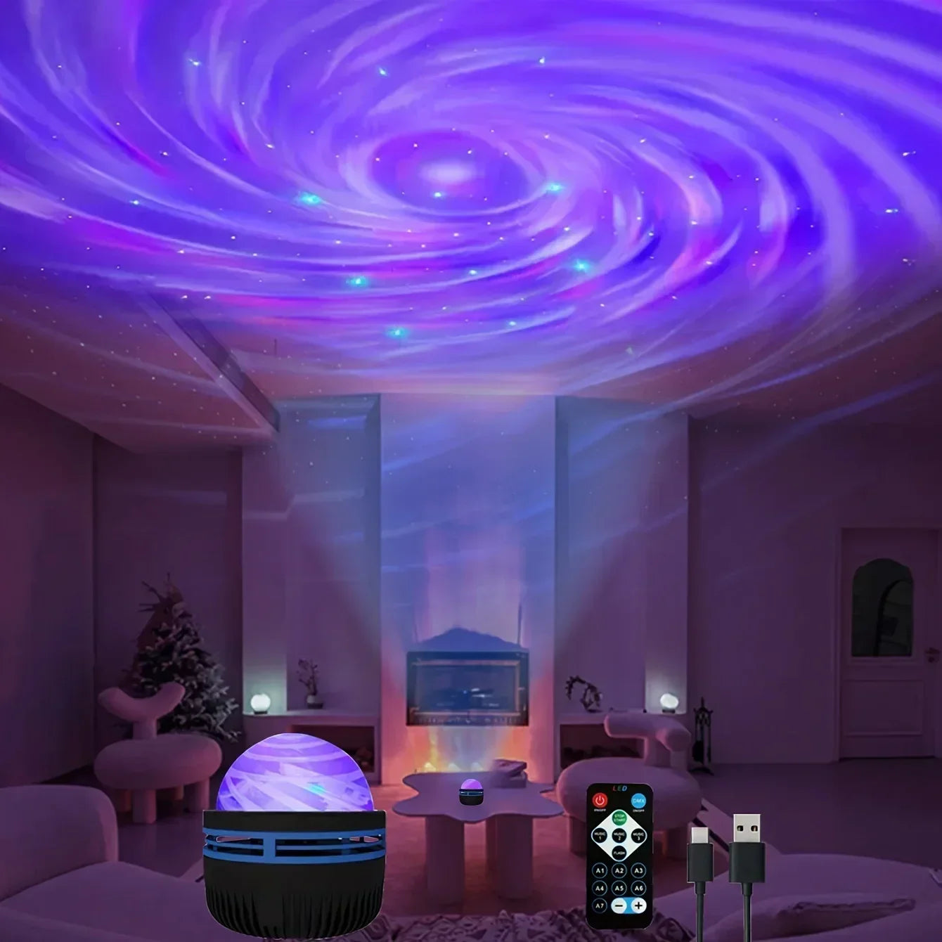 LED Galaxy Projector Light Multi-color