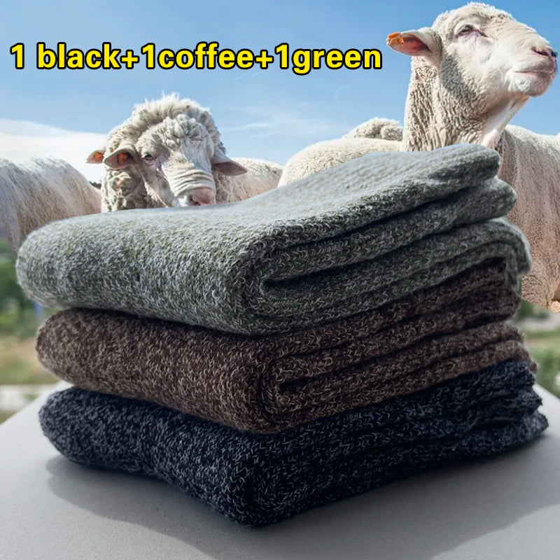 3 Pairs Winter Warm Thick Towel