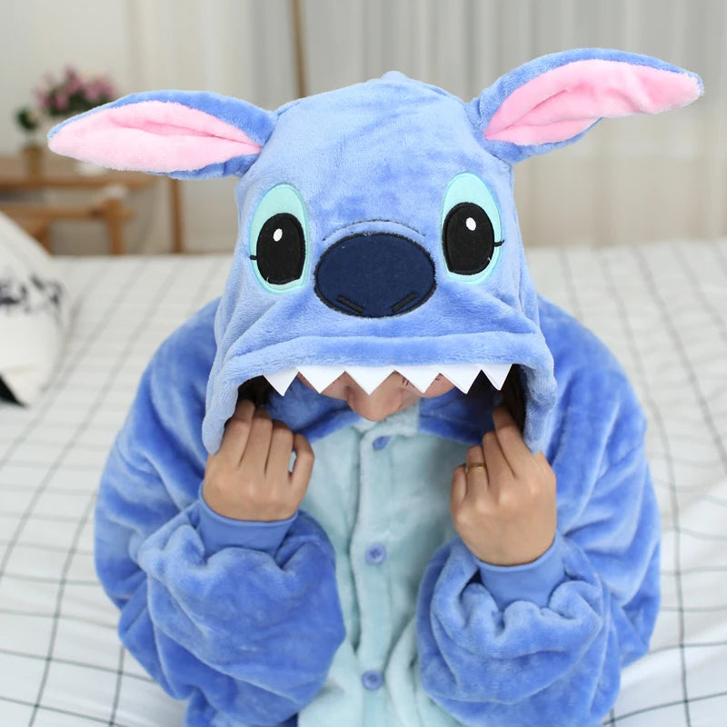 Kigurumi Stitch Onesies Cartoon Pajamas