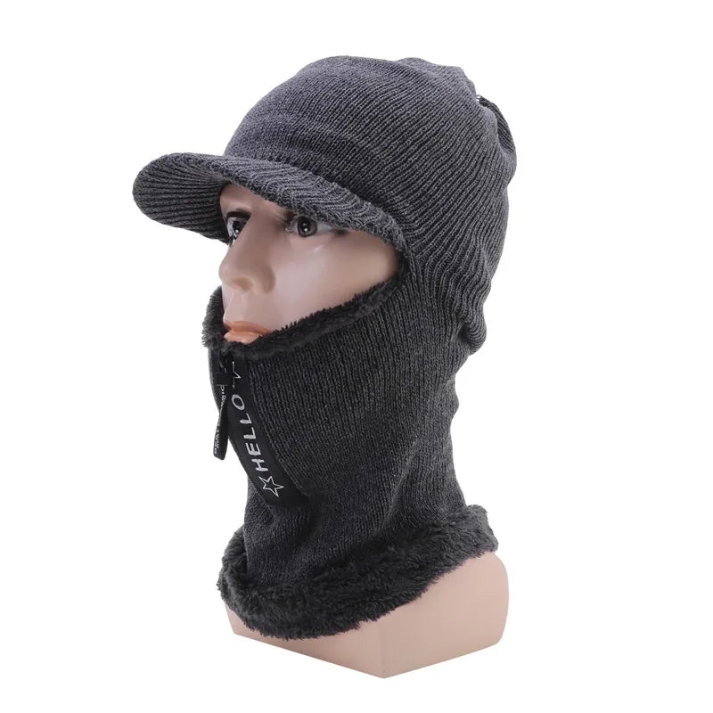 New Men Winter Warm Wool Hat