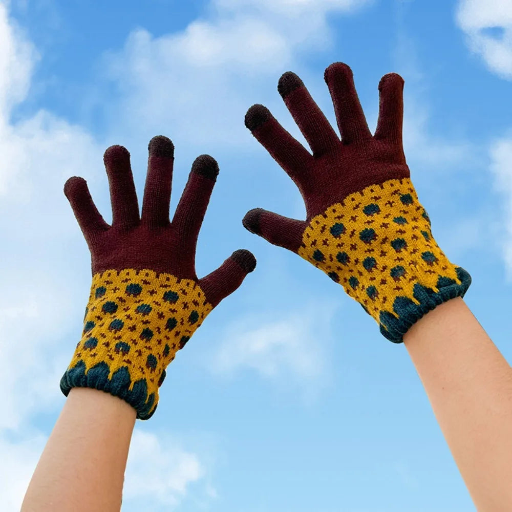 Winter warm gloves