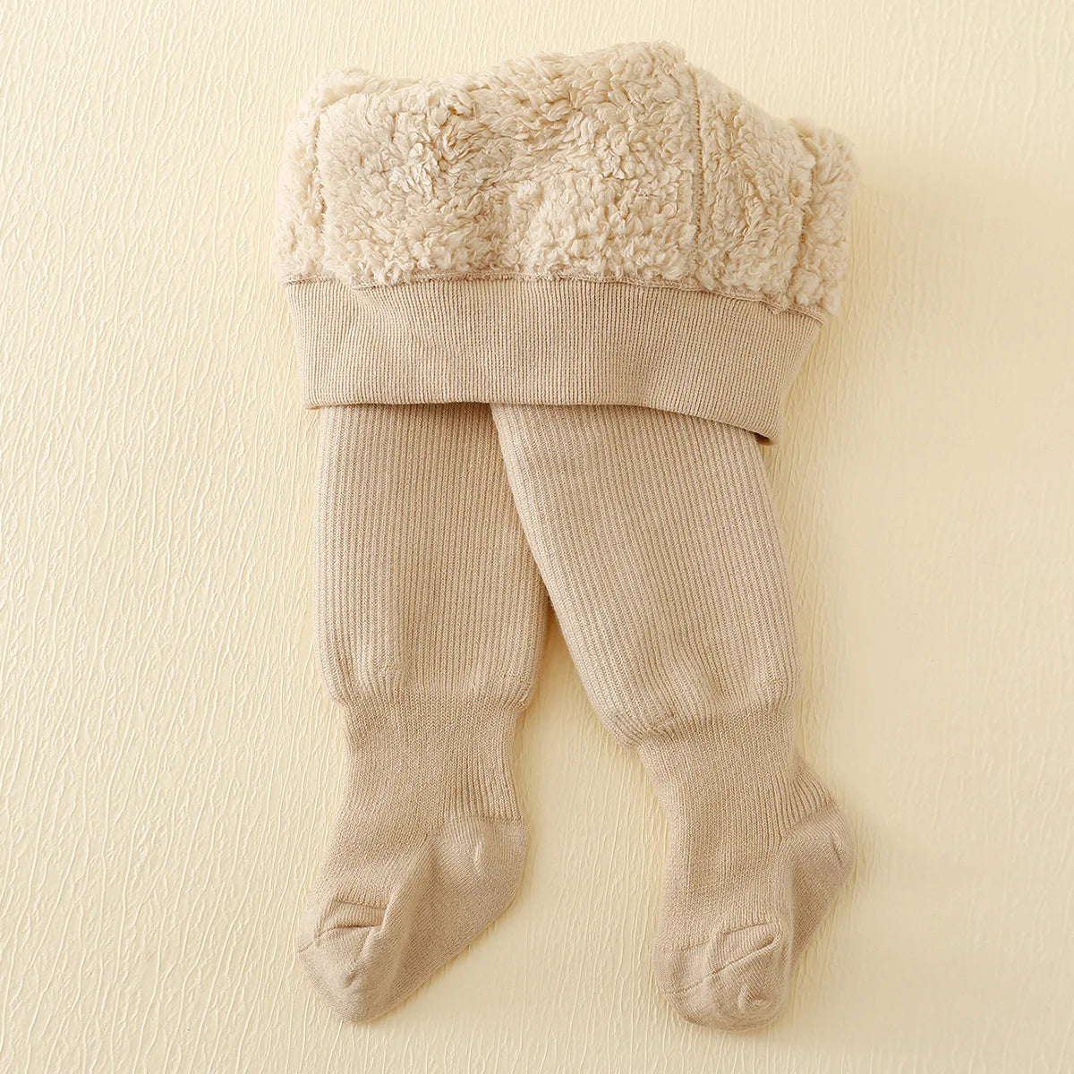 winter Infant baby thick Polar Fleece Lining stripes leggings