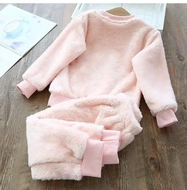 Children's Pajama Sets Bear Tops + Pants 2Pcs