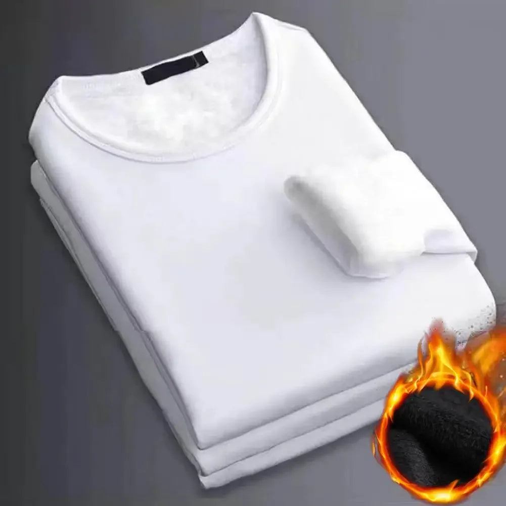 Winter  Men's Long-sleeved Thermal Underwer T-Shirt