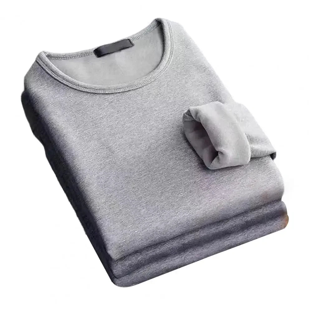 Winter  Men's Long-sleeved Thermal Underwer T-Shirt