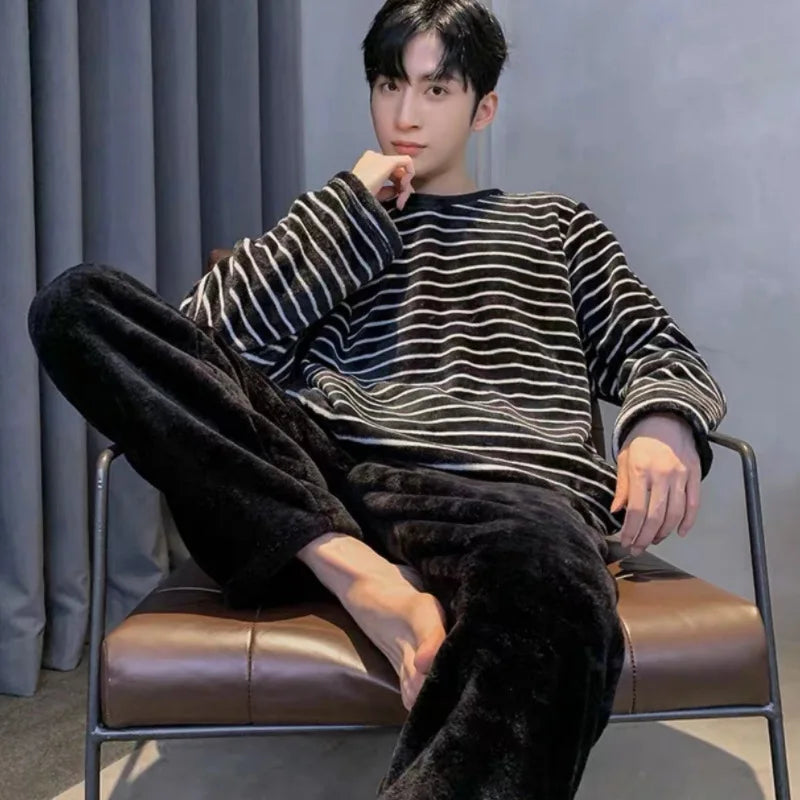 Warm men pajamas
