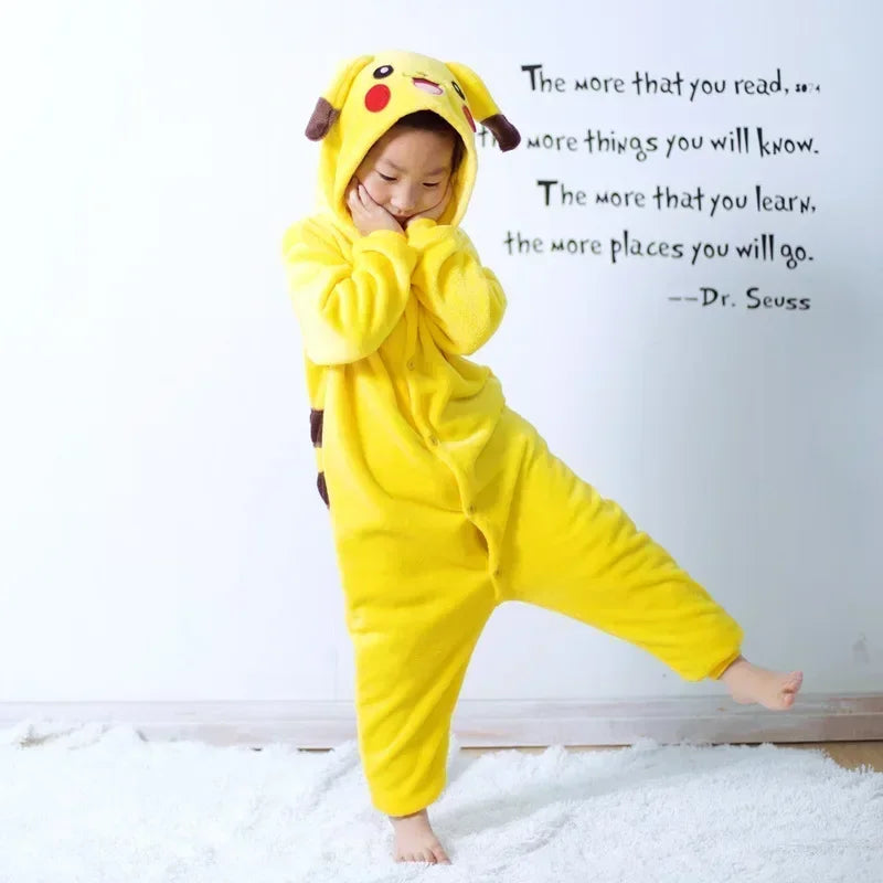Warm Flannel kids pajamas