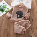 Children's Pajama Sets Bear Tops + Pants 2Pcs