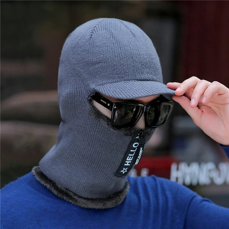 New Men Winter Warm Wool Hat