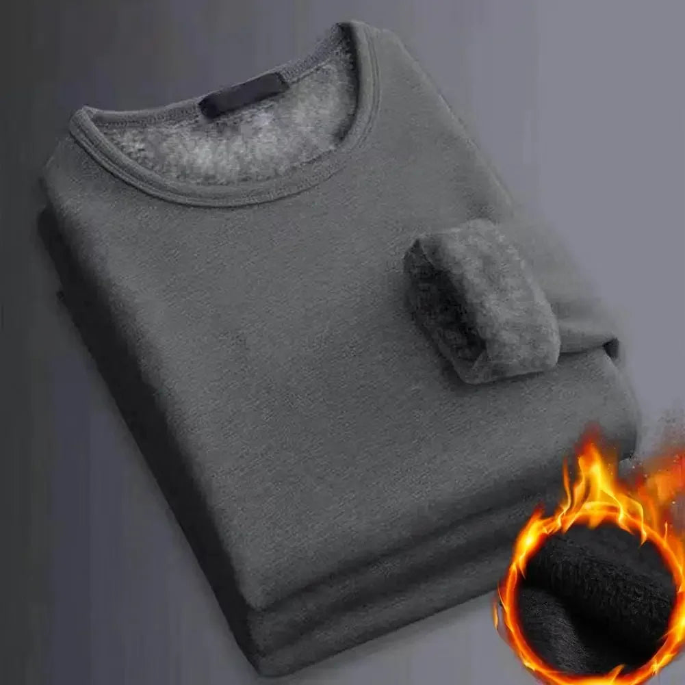 Winter  Men's Long-sleeved Thermal Underwer T-Shirt