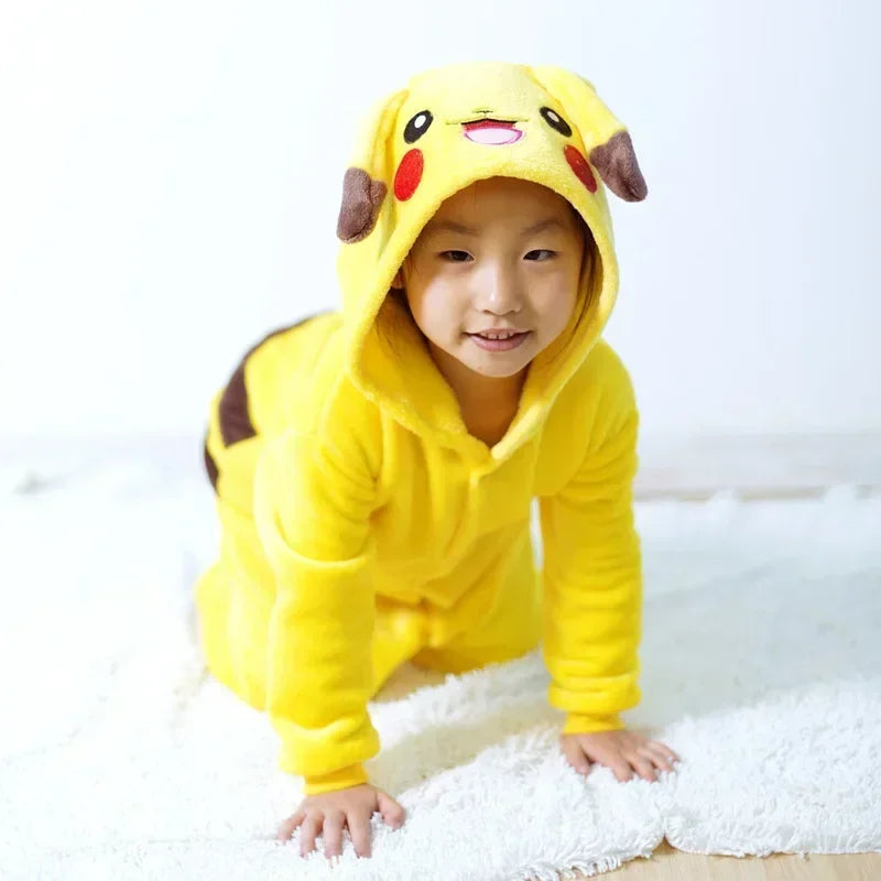 Warm Flannel kids pajamas
