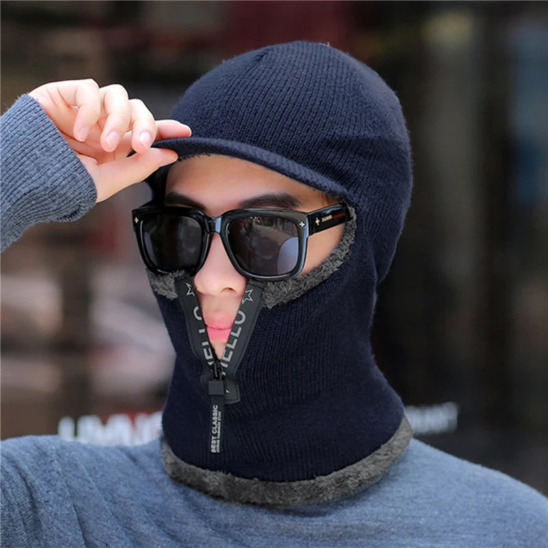 New Men Winter Warm Wool Hat
