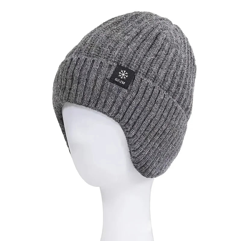 Winter warm woolen beanie