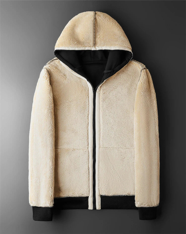 Winter Lambswool Coats Thicken Warm Jackets