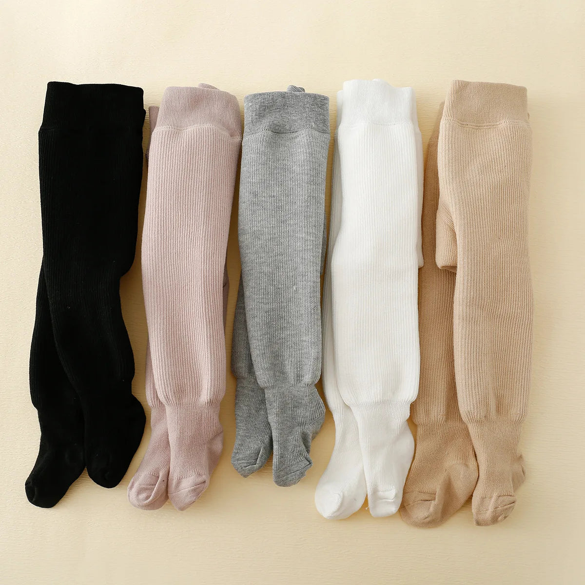 winter Infant baby thick Polar Fleece Lining stripes leggings