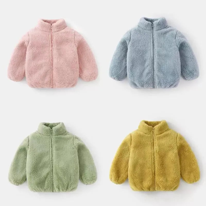 Warm Children Plush Coat