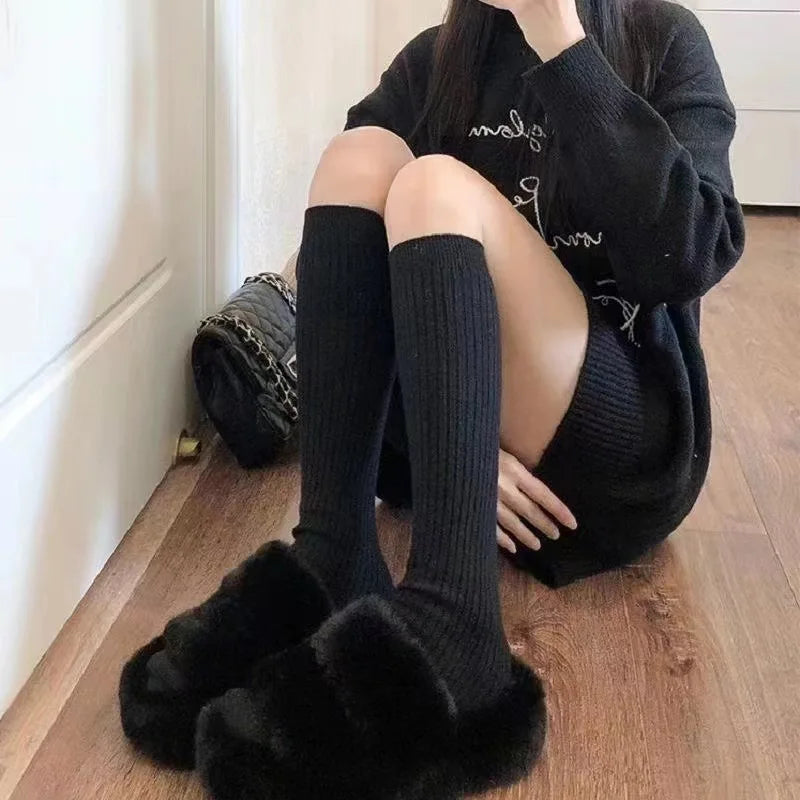 Autumn And Winter Women's Knitted socks